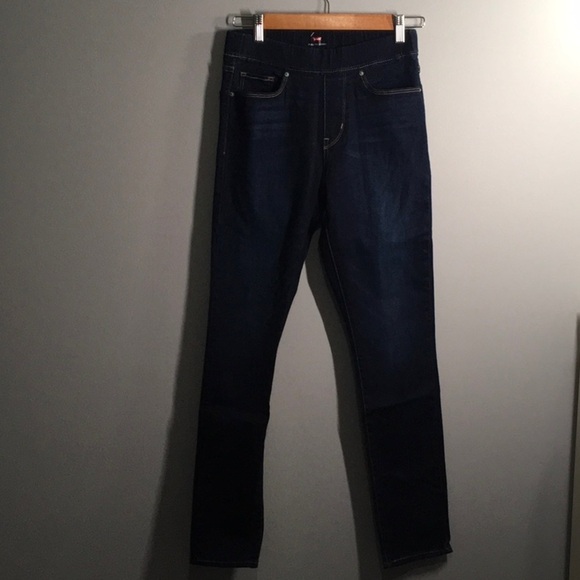 Levi’s jeans women's size 2 skinny pull-on pull on blue jeans elastic waist - Picture 1 of 15